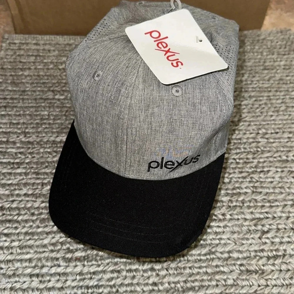 NWT Heather Gray Cap Hat Unisex Pink Drink Ambassador P L E X U S - Picture 4 of 9